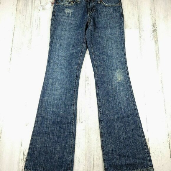 Joe's Jeans The Rocker Skinny Flare Denim Jeans Size 27 (30x31) NWT - Picture 2 of 13